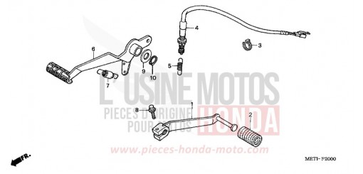 BRAKE PEDAL/ CHANGE PEDAL CBF5006 de 2006